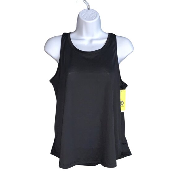 all in motion Tops - All In Motion Womens Activewear Black Sleeveless Racerback Tank Top Size Small